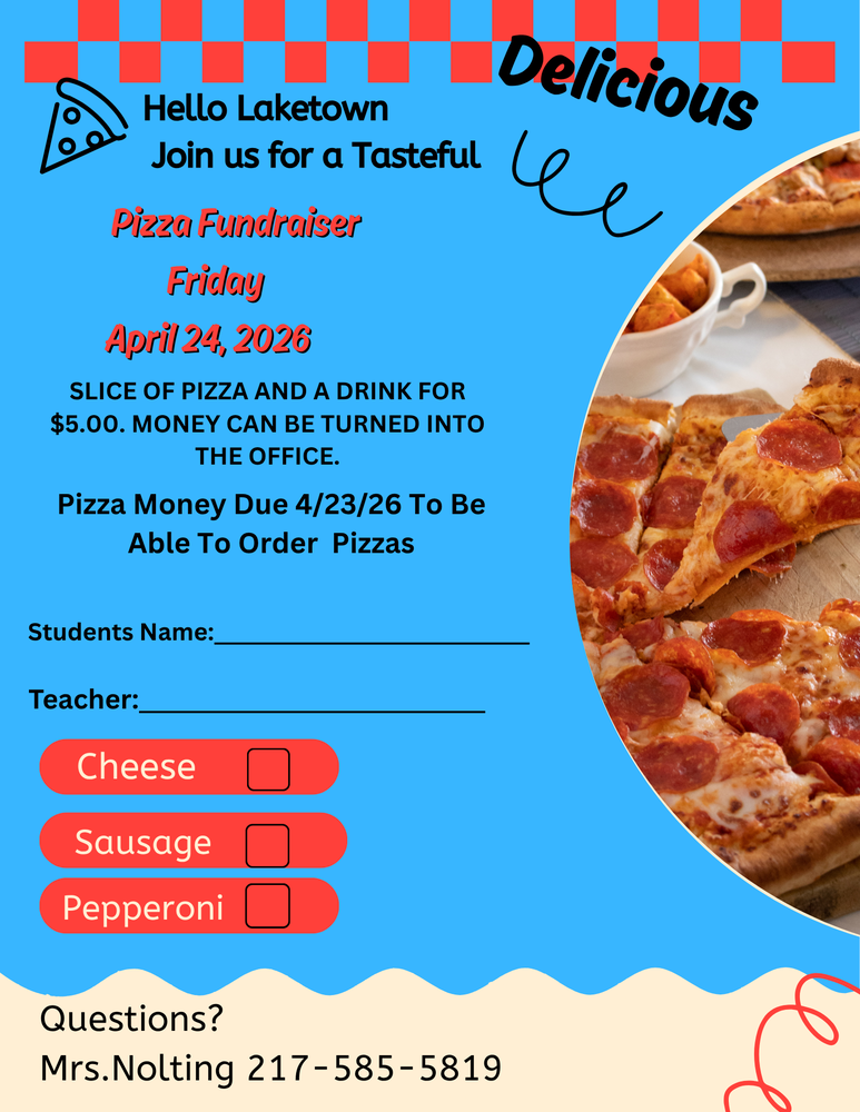 Pizza Lunch Fundraiser