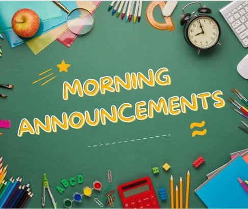 announcements
