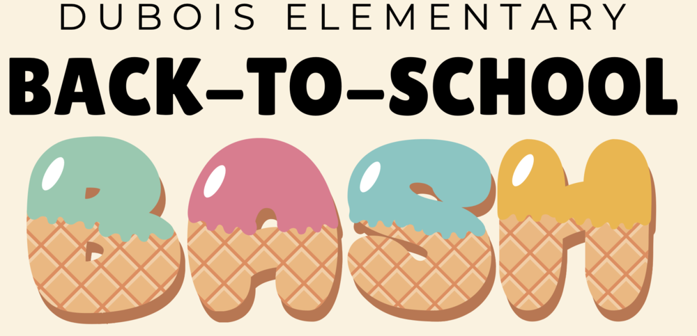 Dubois Elementary Back to School Bash Logo