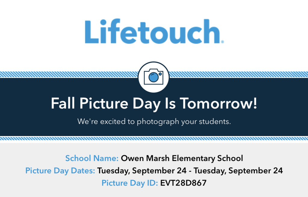 Picture Day Info