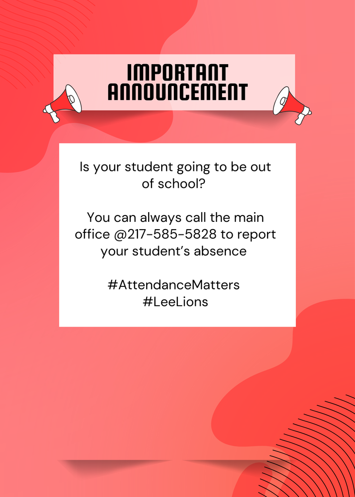 Attendance Announcement 