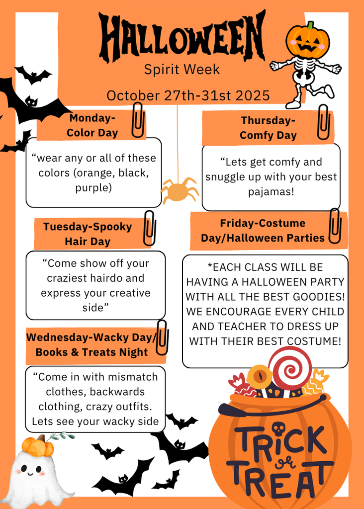 Spirit Week Reminder!