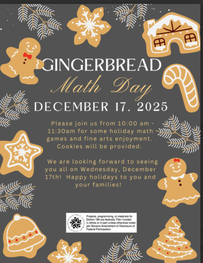 Gingerbread Math day!
