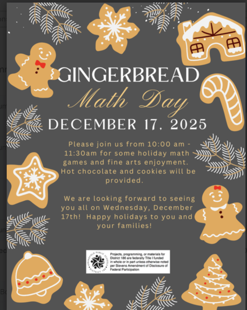 Gingerbread Math day!
