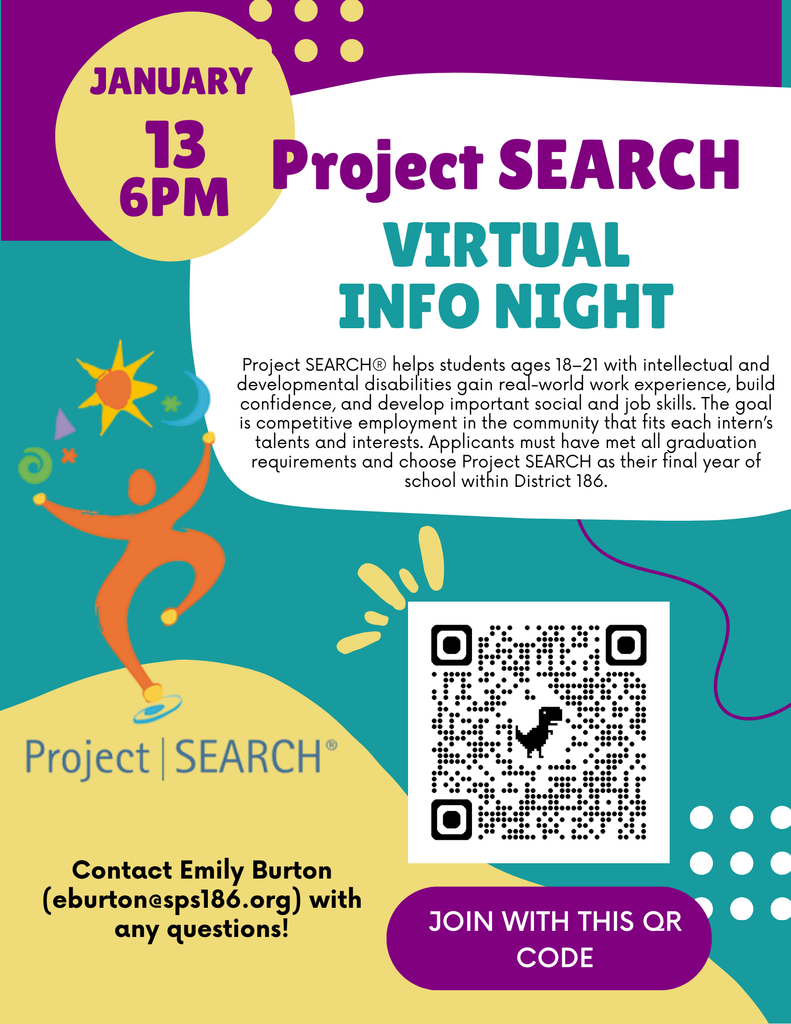 project search virtual information night | January 13th 6 pm