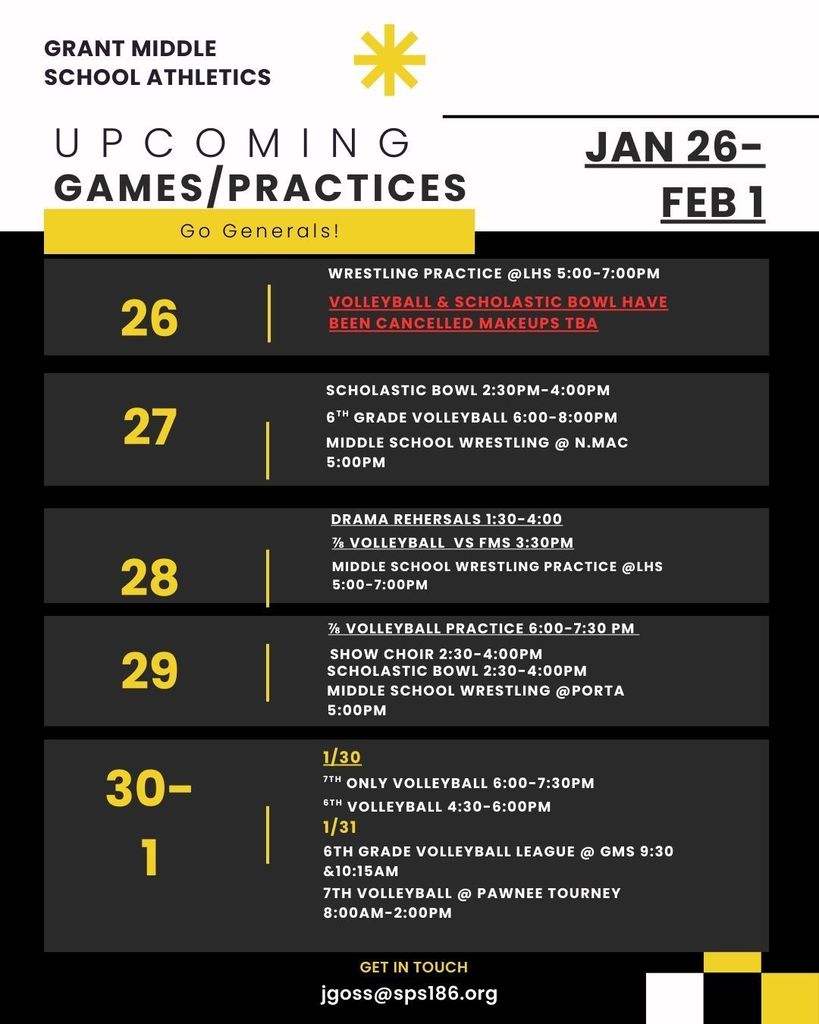 GMS Activities 1:26-2:1