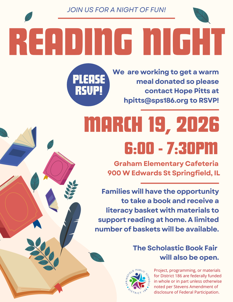Family Reading Night March 19