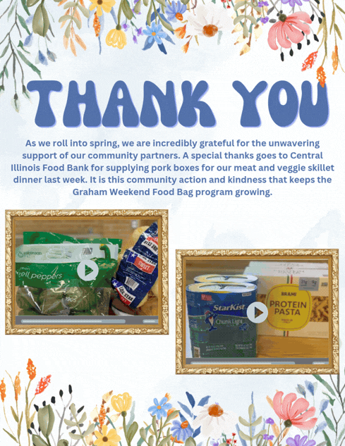 Weekend Food Bag Sponsors