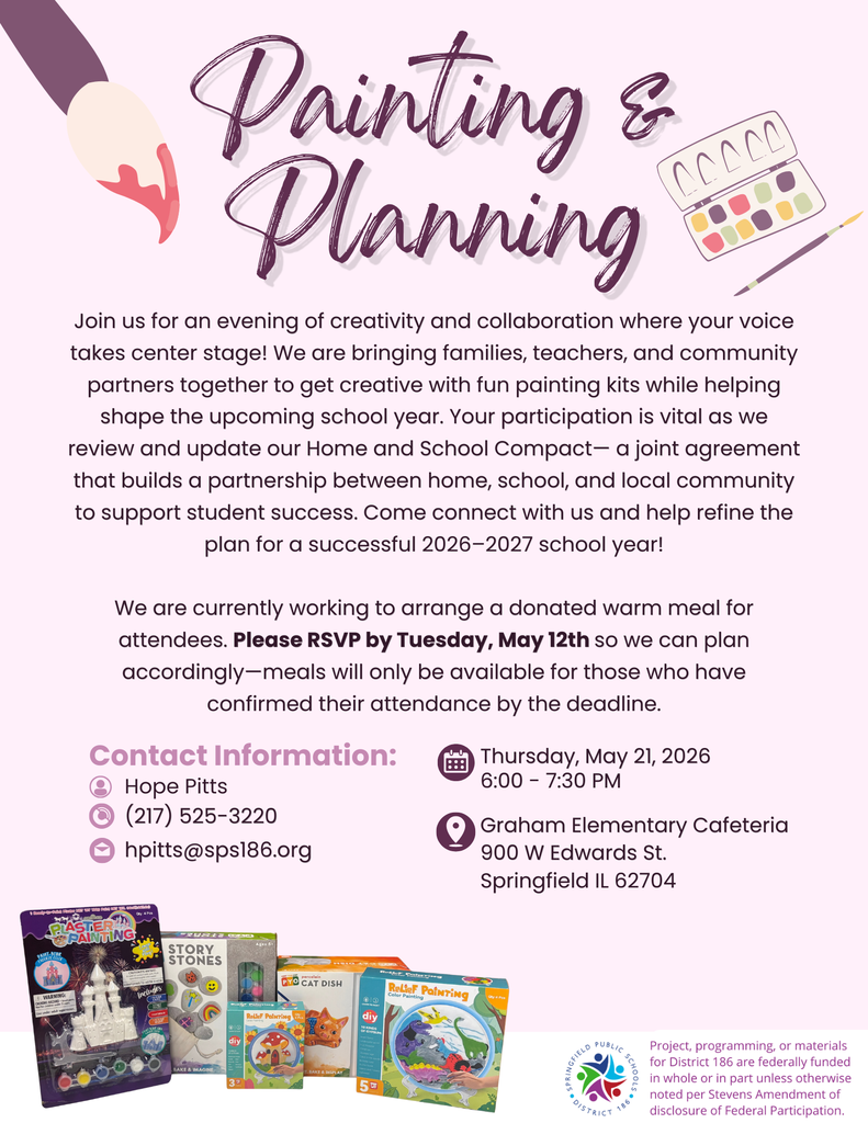Painting & Planning Flyer English