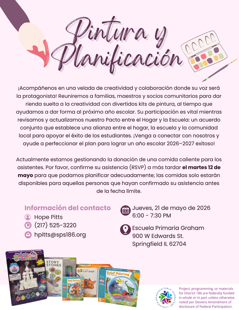 Painting & Planning Flyer Spanish