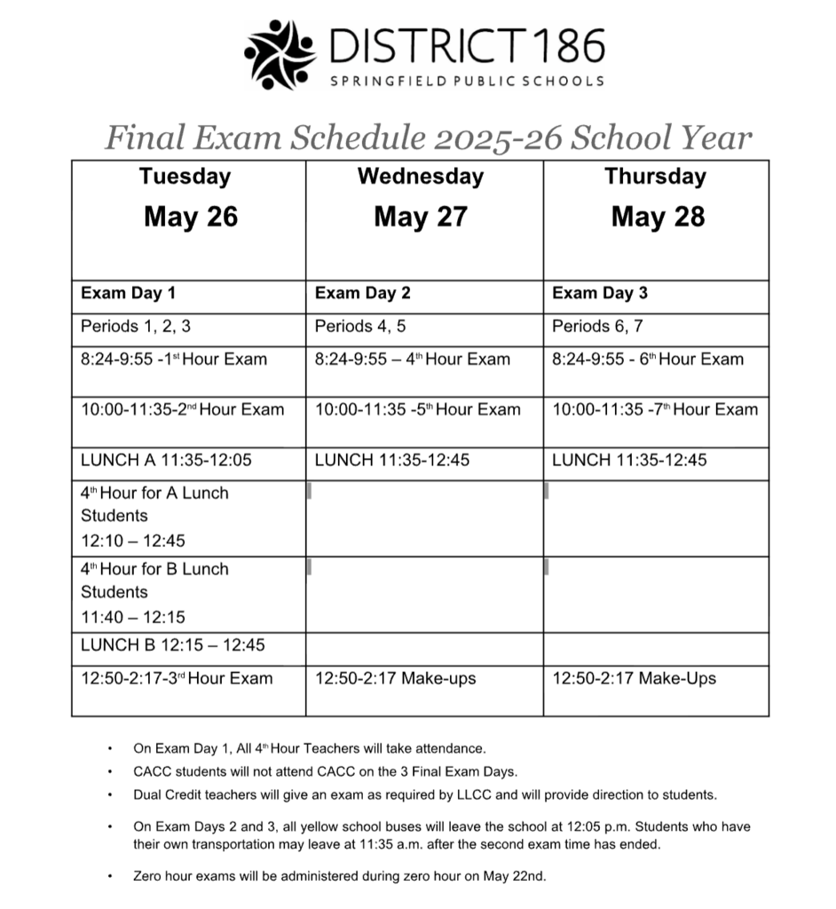 Final Exam Schedule