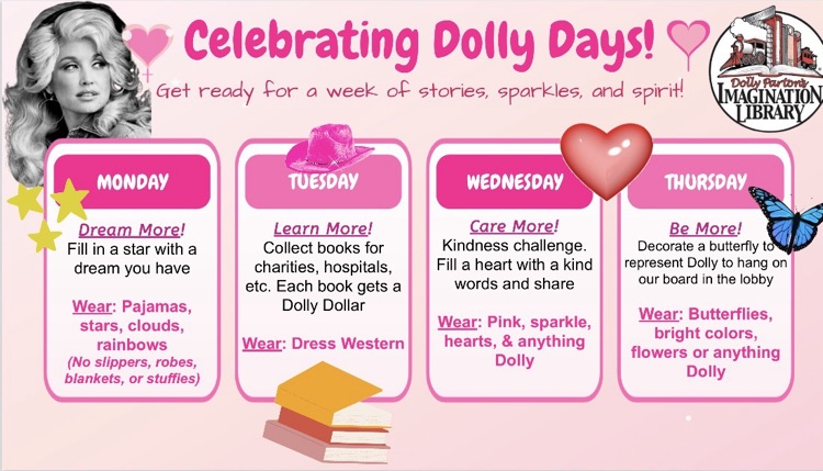 Dolly Parton spirit week details