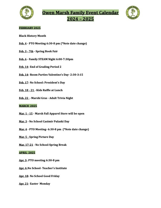 Family Calendar Pg 3