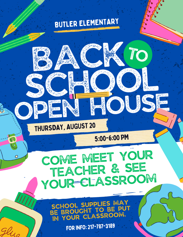 Back to School Open House Flyer