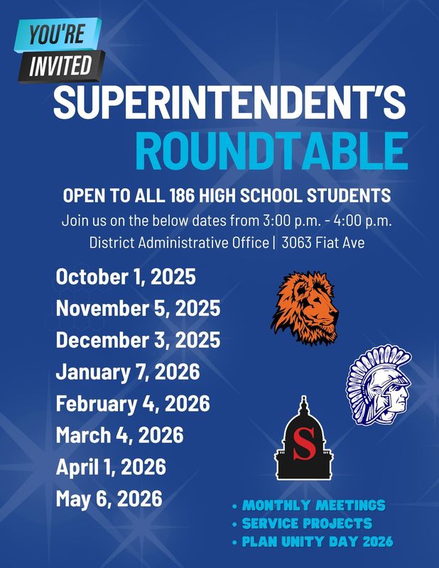 ROUNDTABLE DATES 