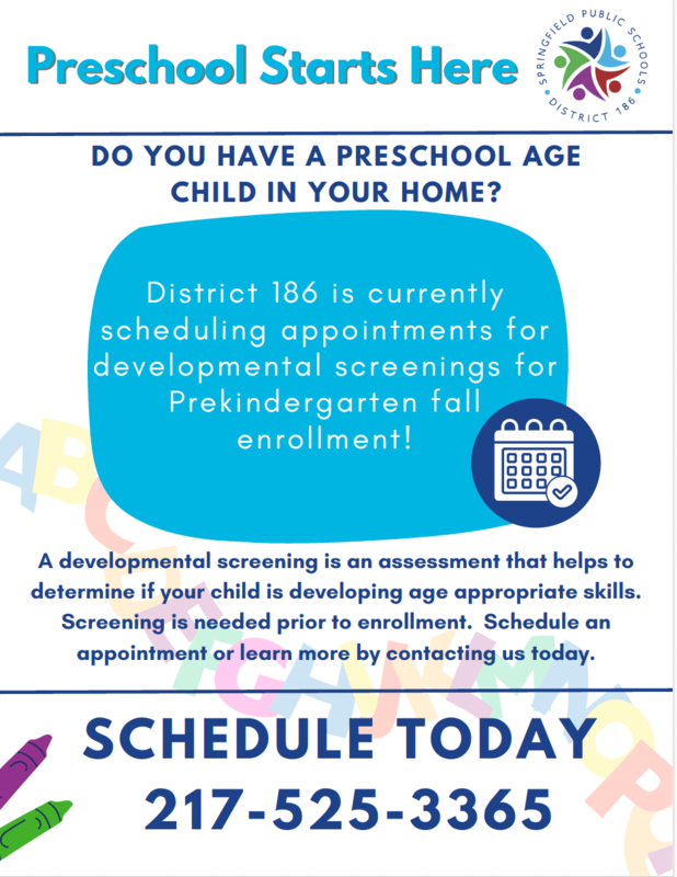 pre school starts here - schedule today 217-525-3365