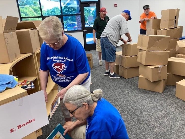  1st Christian in Library 