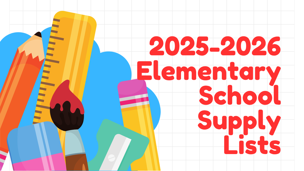 Picture of School Supplies 2025-2026 Elementary School Supply Lists