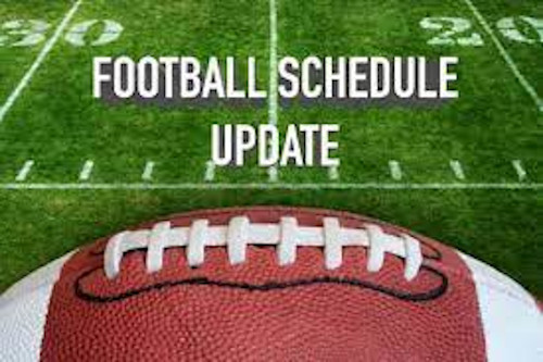 Football Schedule Update