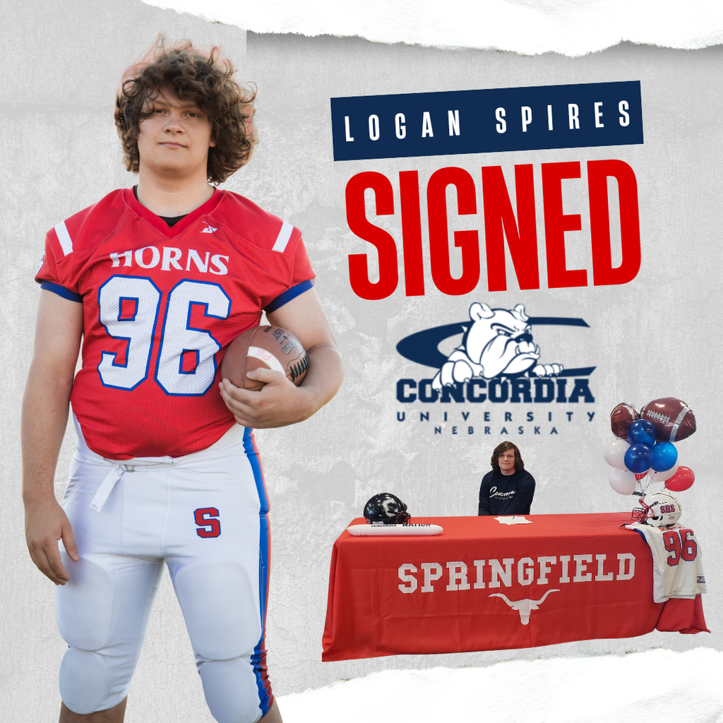 Logan Spires Signed His Letter of Intent to Play Football at Concordia University