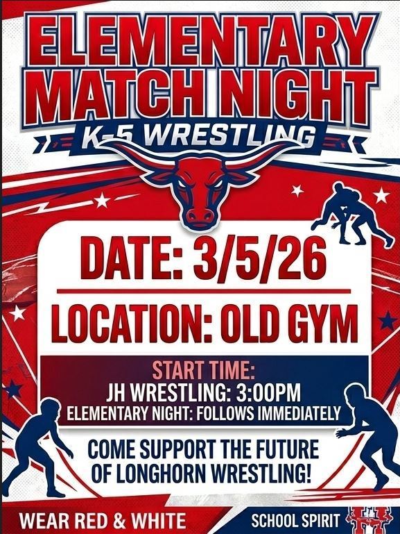 Elementary Wrestling Night - Marc h 5th