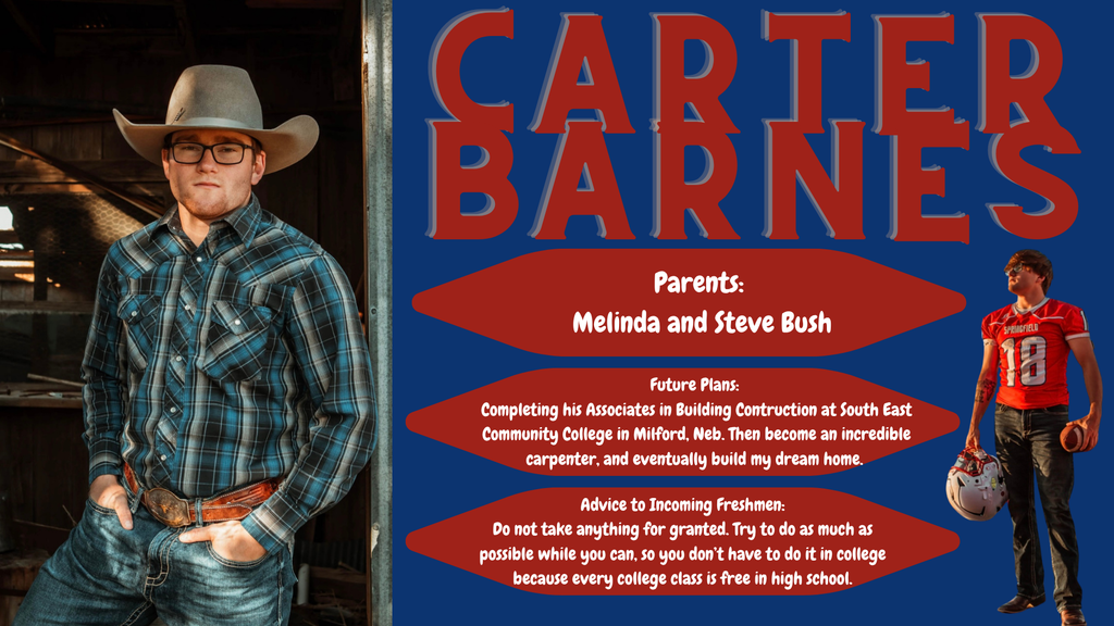 Senior Pictures of Carter Barnes