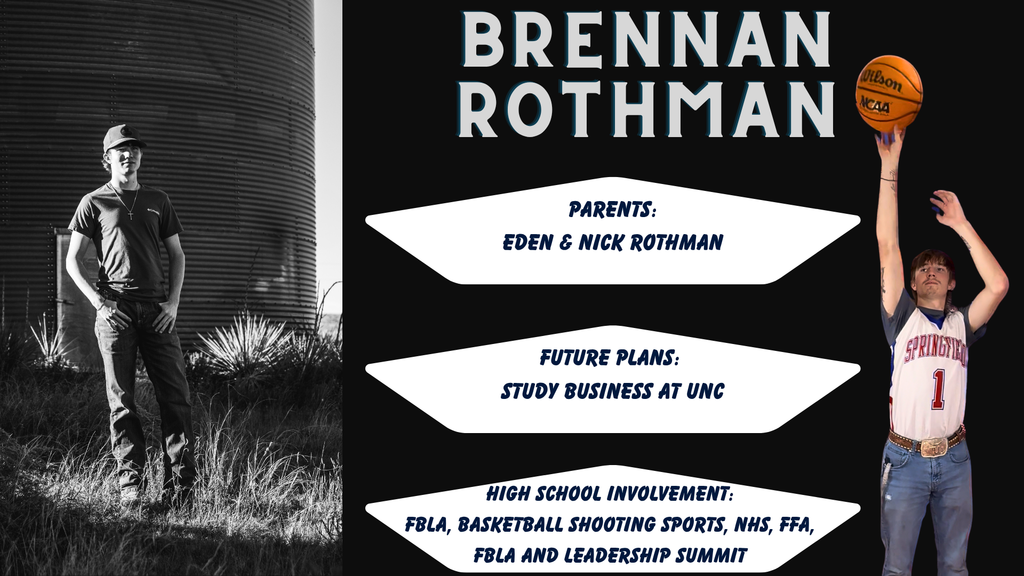Class of 2026 - Senior Spotlight Brennan Rothman