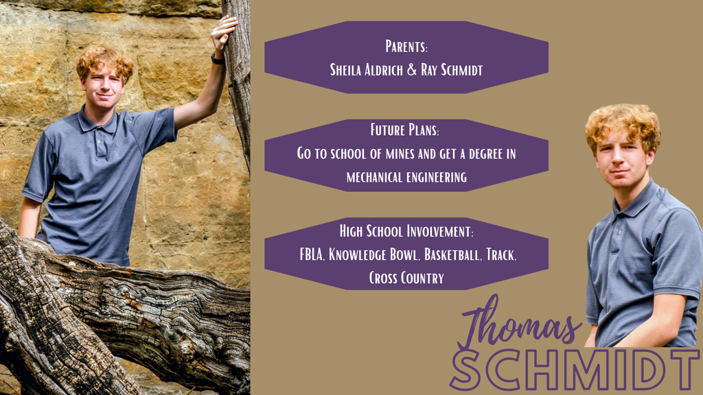 Class of 2026 - Senior Spotlight Thomas Schmidt