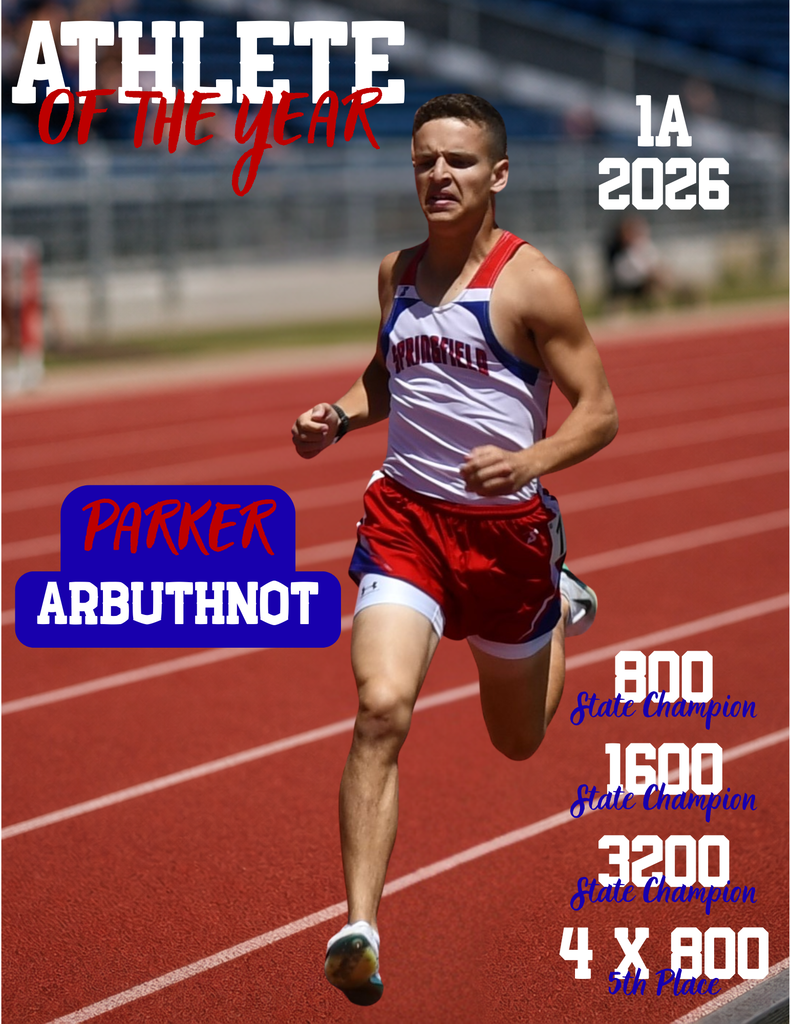 1A Track and Field Athlete of the Year - Parker Arbuthnot
