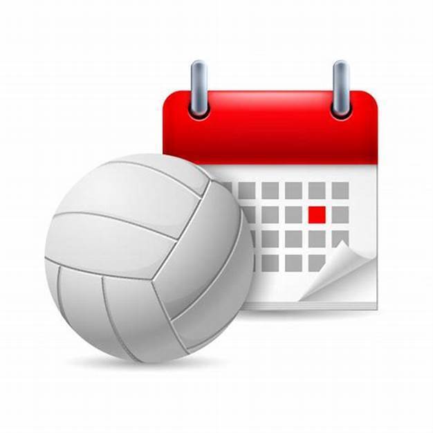 Volleyball Time Change Graphic