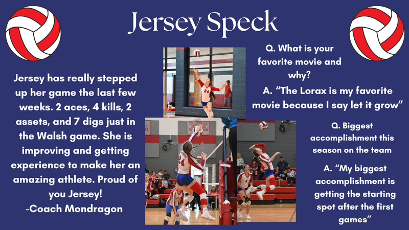 HS VB - Jersey Speck