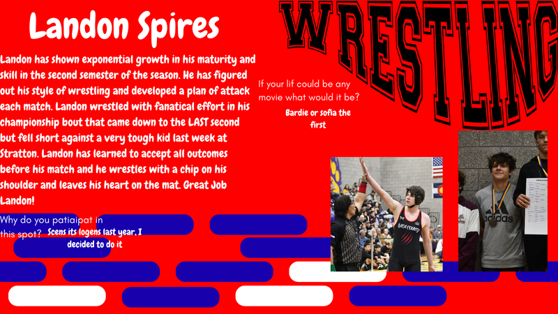 High School Athlete of the Week - Landon Spires