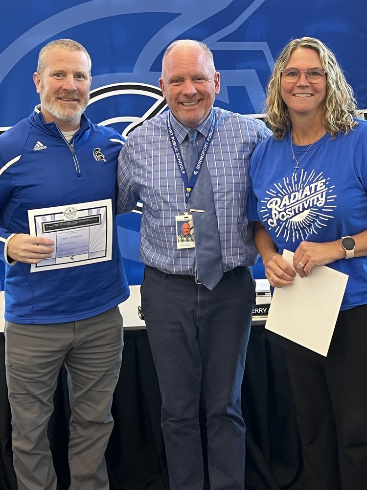 Mr. Kregel - SHS and Mrs. Newland SMS