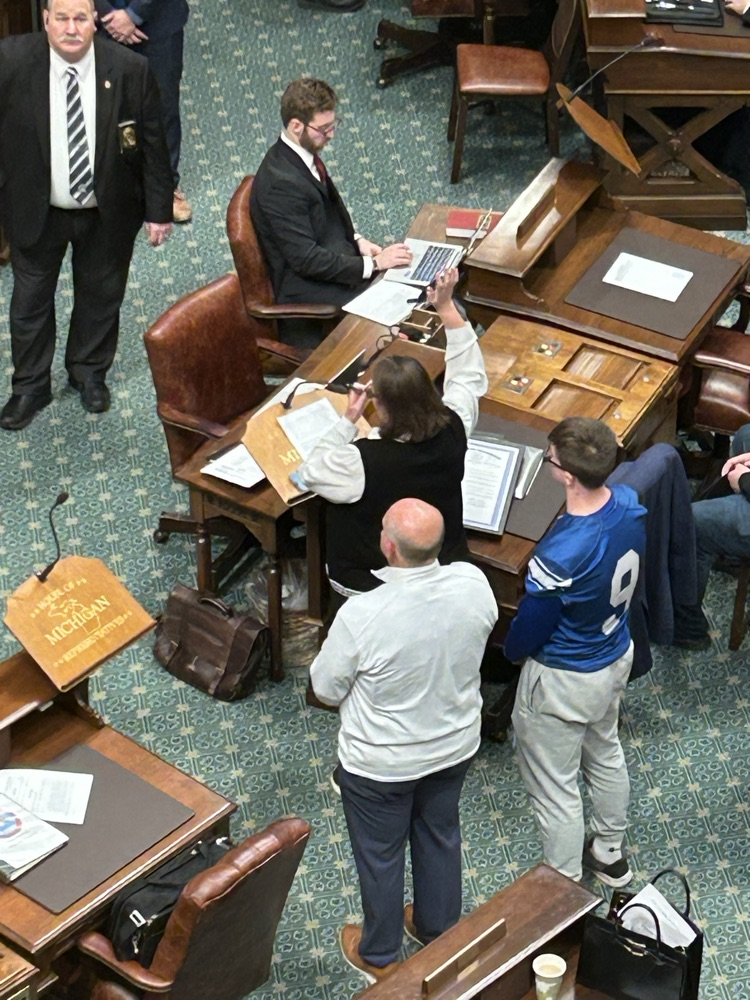 2025 Football team visiting the State Capitol