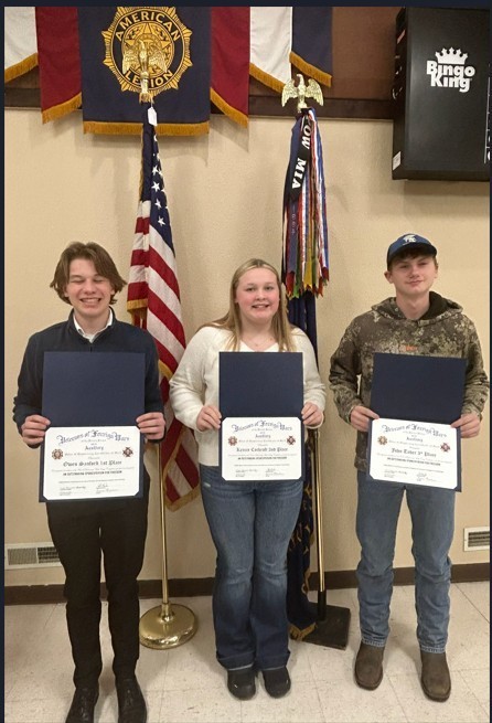 2026 Voice of Democracy Essay Winners