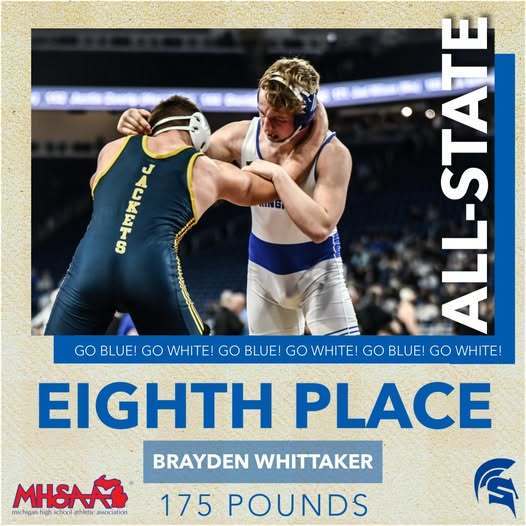 Brayden Whittaker - 8th Place