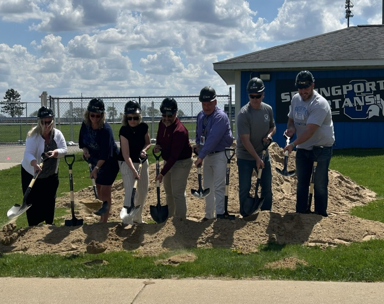 SPS Leadership Team at Groundbreaking