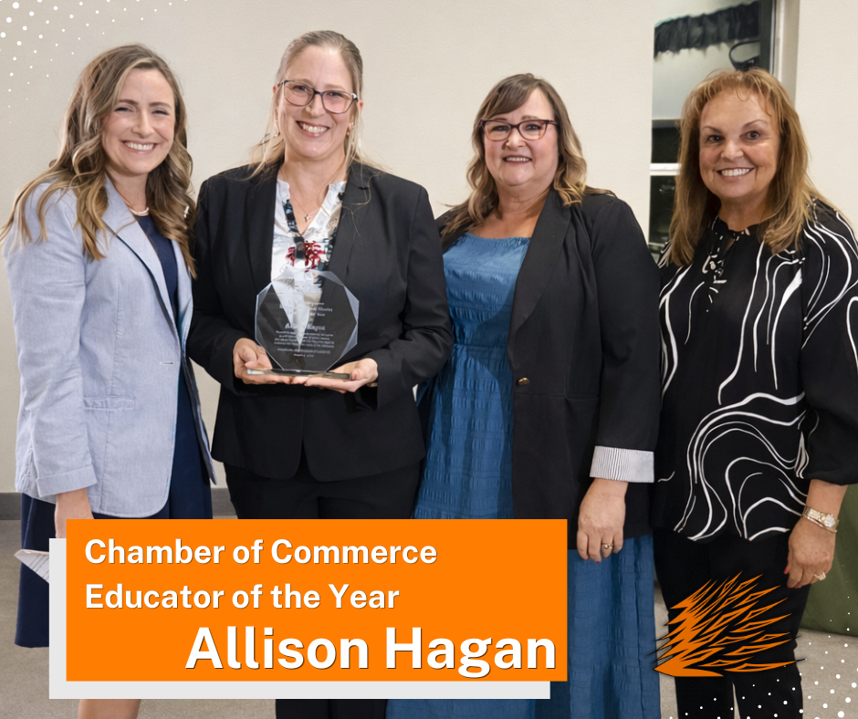 Allison Hagan - Chamber of Commerce Educator of the Year