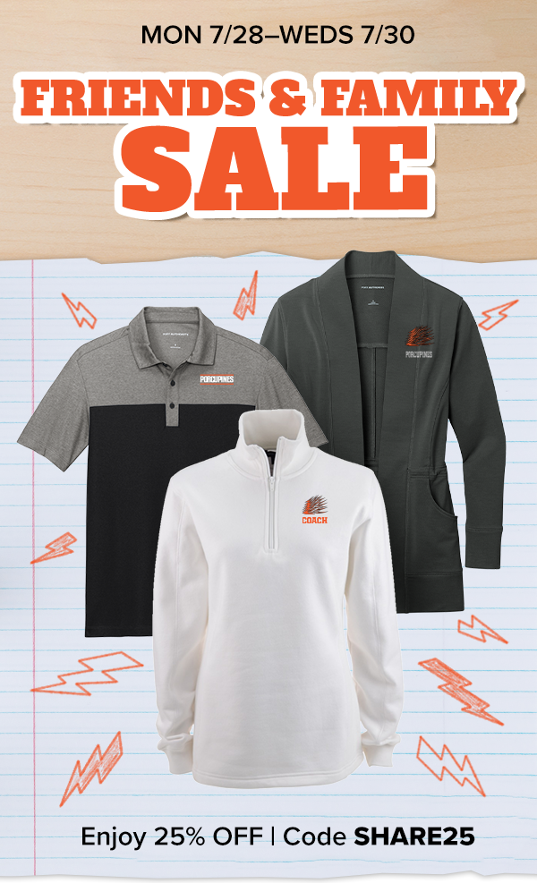Friends and Family Sale - 25% off!