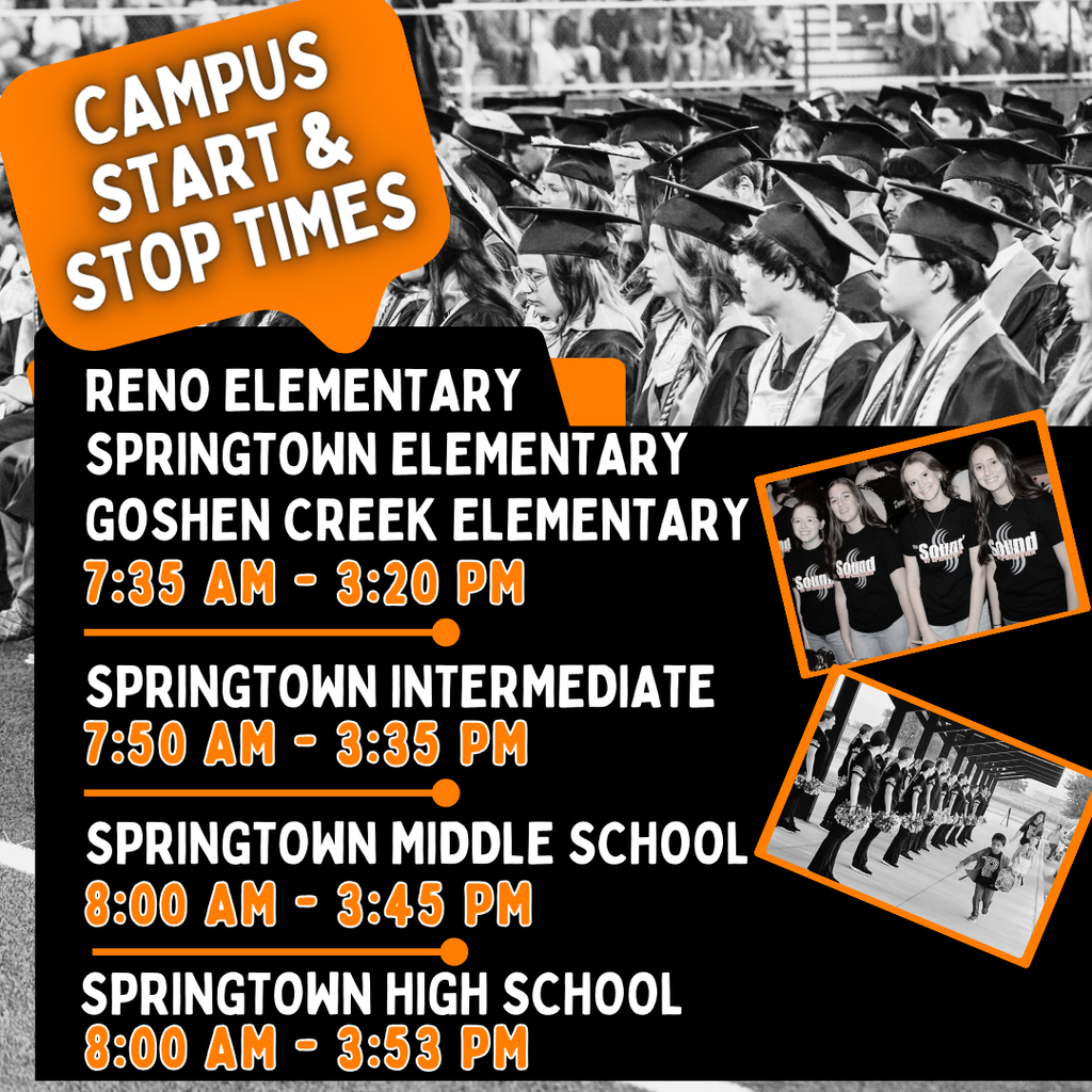 Campus Start and Stop Times