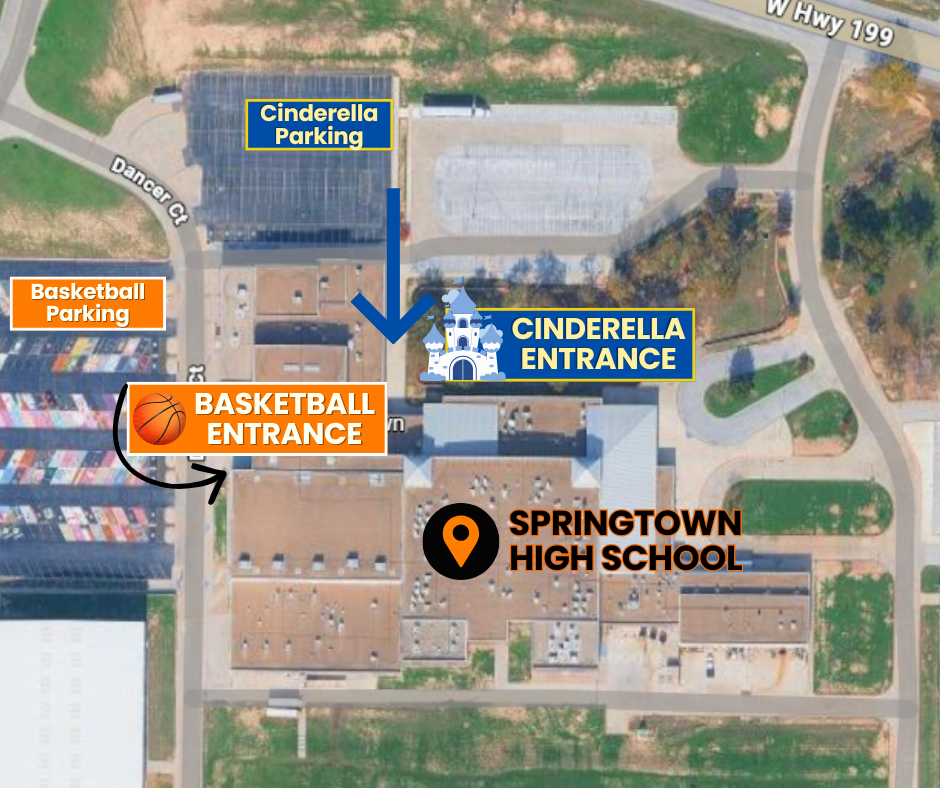 Cinderella/Basketball Entrance Diagram