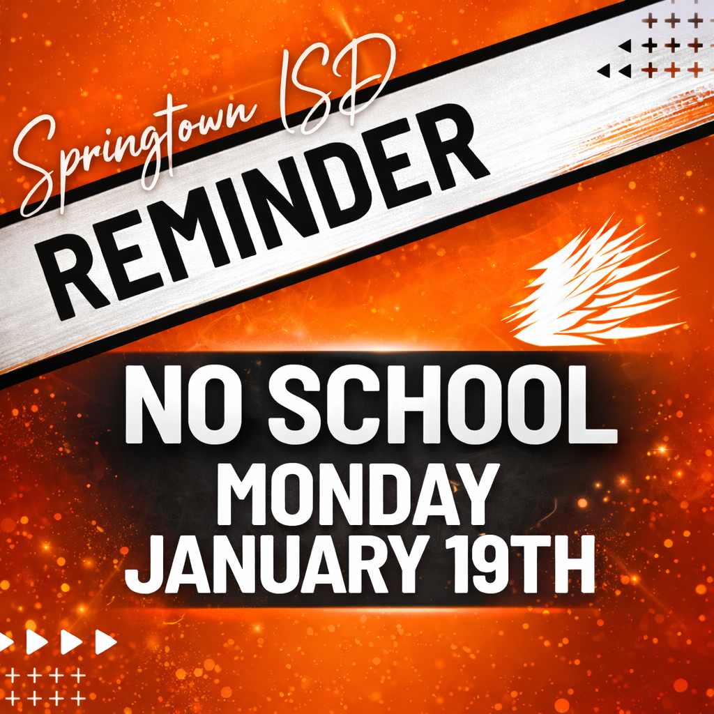 No School on Jan. 19th