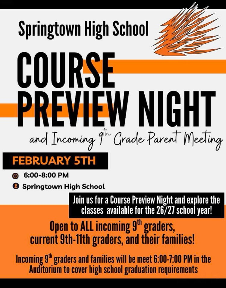 course preview night