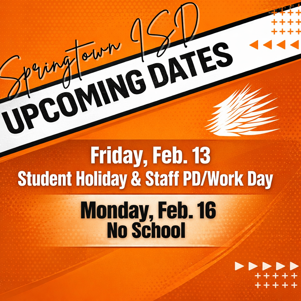No School Feb. 13 & Feb. 16