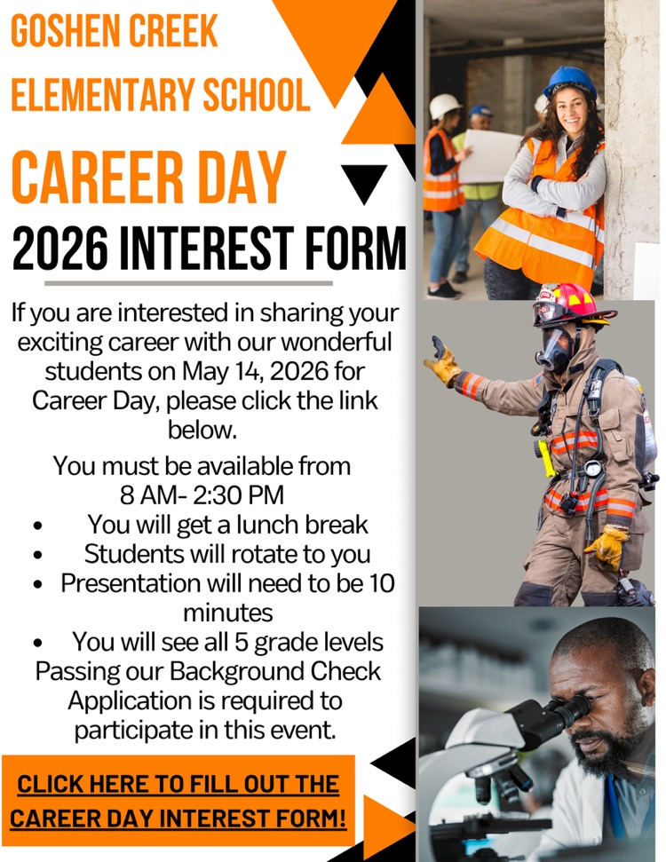 Goshen Creek Elementary Career Day