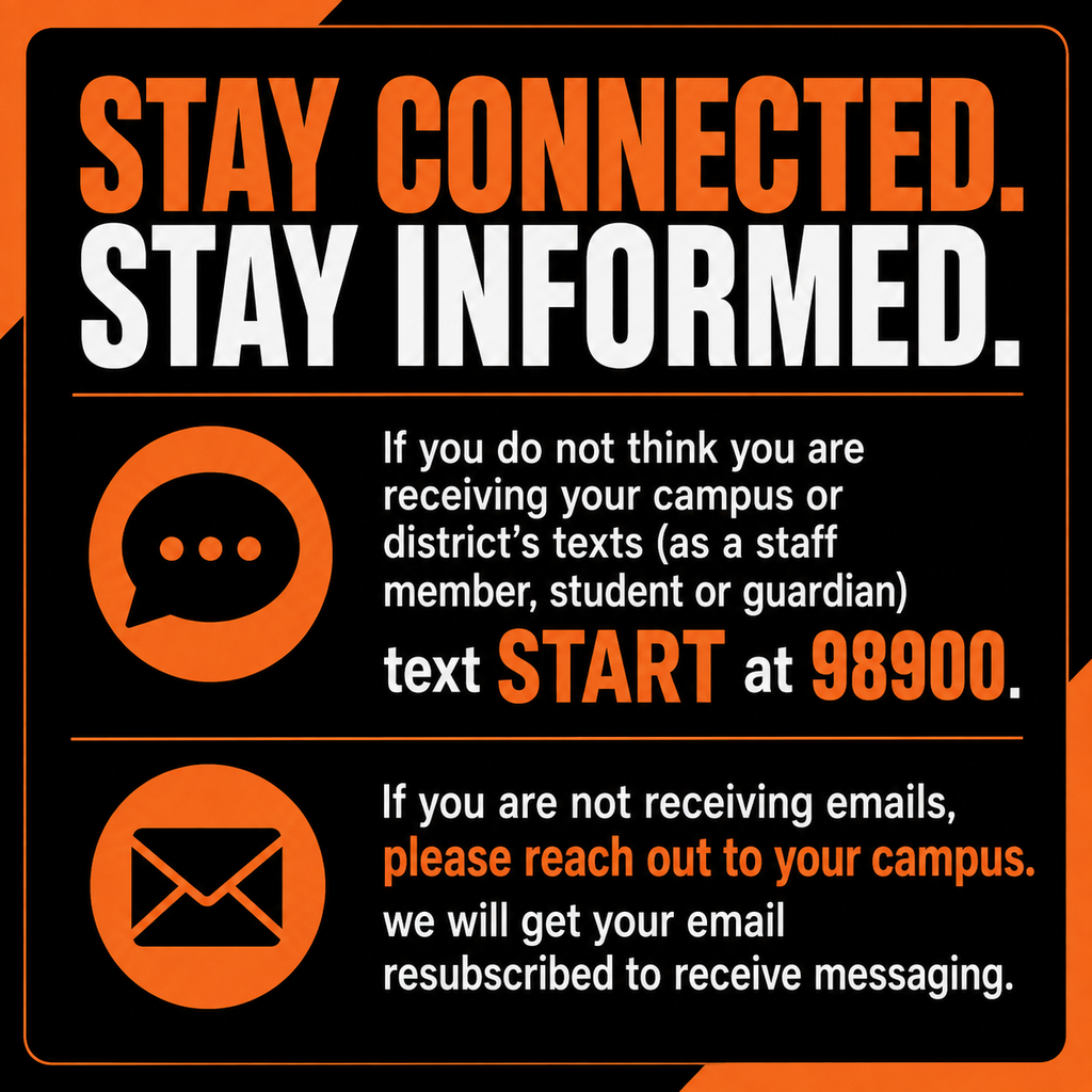 stay informed, stay connected