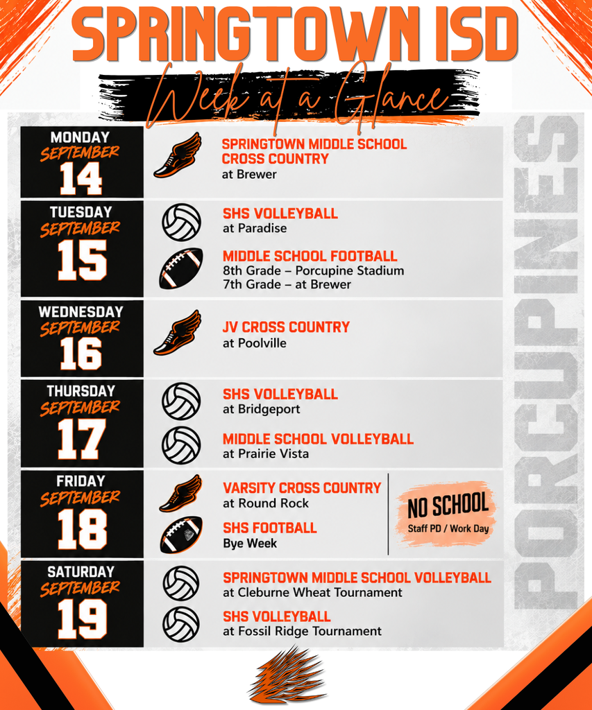 Week at a Glance