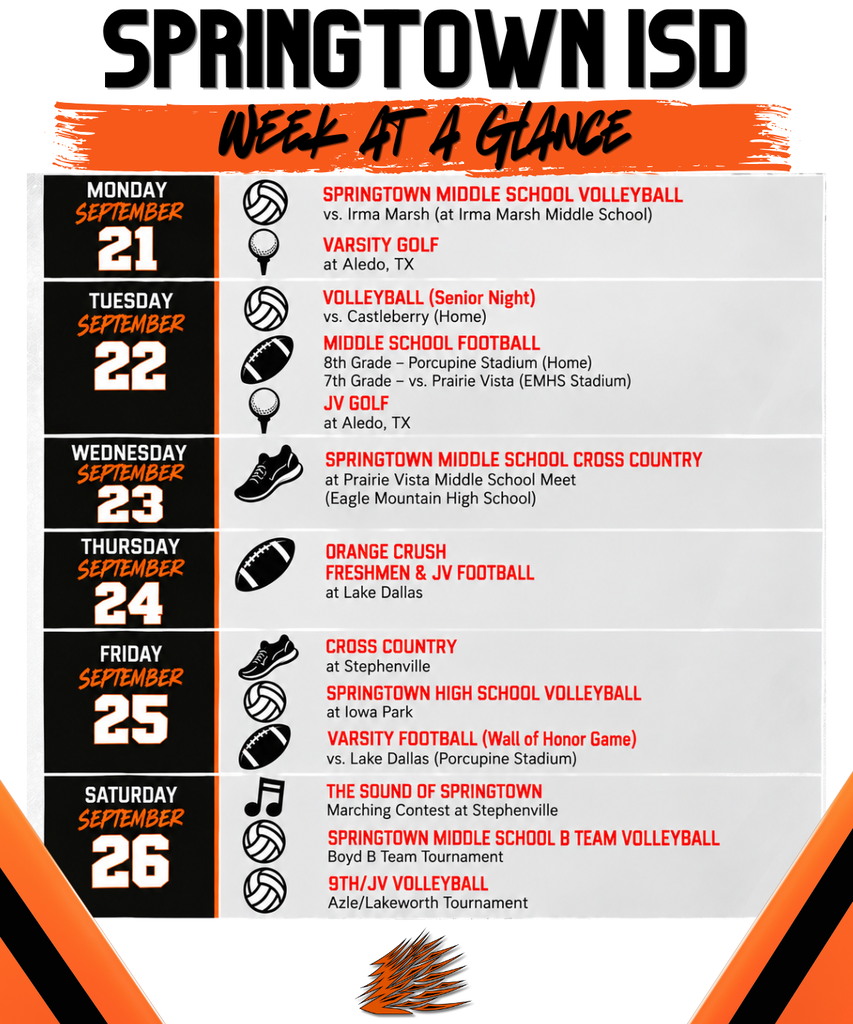 Week at a Glance