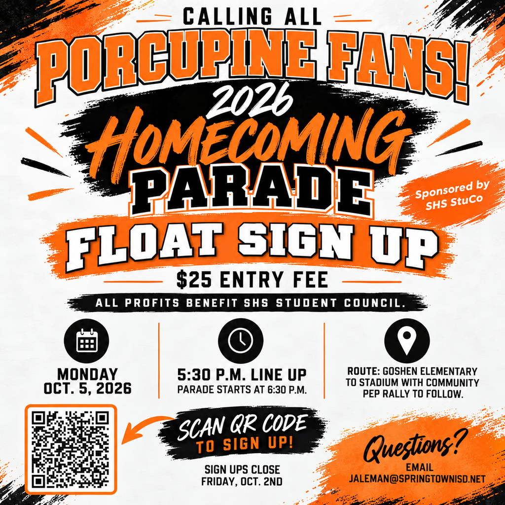 Homecoming Parade Sign-Up