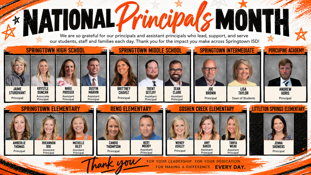 National Principals Month